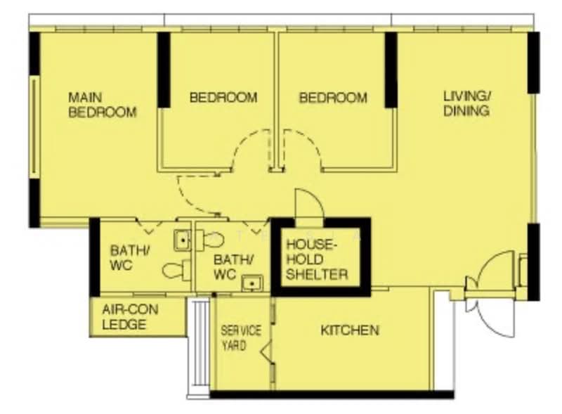 614B Tampines North Drive 1, 614B Tampines North Drive 1, 3 Bedrooms, 1,001 sqft, HDB Flat For Sale, by Kate Sia, 500180032 - PropertyGuru.com.sg