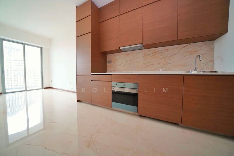 Queens Peak, 1 Dundee Road, 1 Bedroom, 495 sqft, Condominium For Rent, by Carolyn Lim, 500180060 - Kitchen - PropertyGuru.com.sg