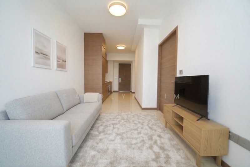 Queens Peak, 1 Dundee Road, 1 Bedroom, 495 sqft, Condominium For Rent, by Carolyn Lim, 500180060 - Living Room - PropertyGuru.com.sg