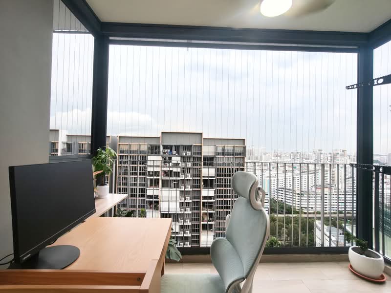 Sol Acres, 14 Choa Chu Kang Grove, 2 Bedrooms, 732 sqft, Executive Condominium For Rent, by Agnes Ng, 500180126 - Balcony - PropertyGuru.com.sg