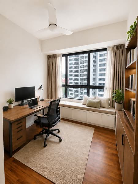 d'Leedon (Former Farrer Court), 13 Leedon Heights, 2 Bedrooms, 1,012 sqft, Condominium For Rent, by Maggie Sim, 500180128 - Option 2:  Study rm use - PropertyGuru.com.sg
