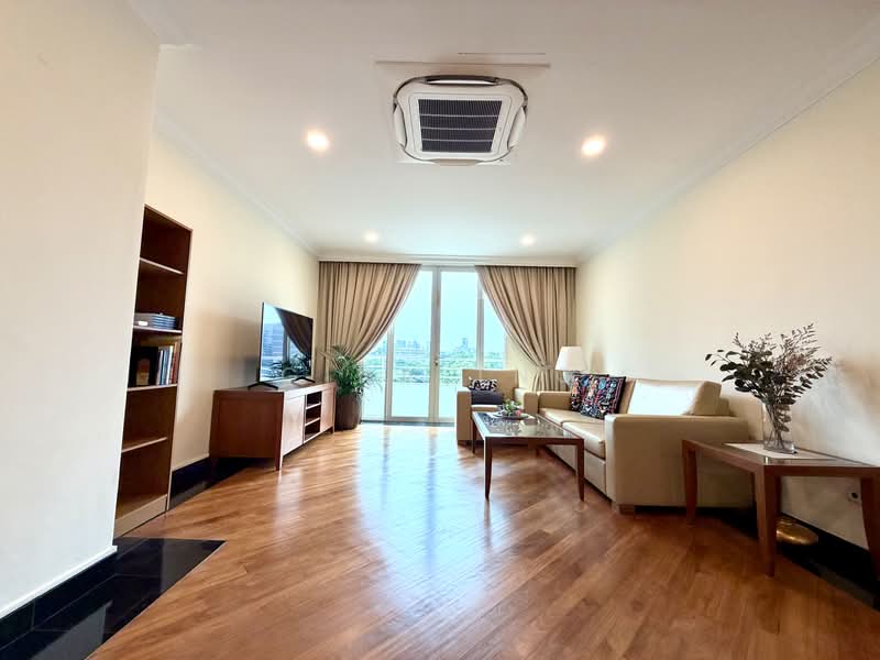 The Hermitage, 2 Sarkies Road, 2 Bedrooms, 850 sqft, Apartment For Rent, by Gina Tng, 500180231 - Living Room - PropertyGuru.com.sg