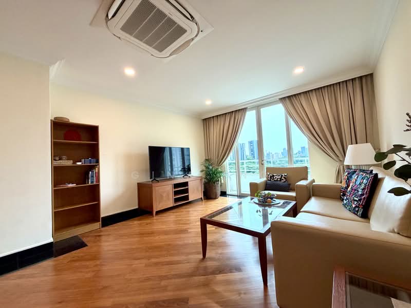 The Hermitage, 2 Sarkies Road, 2 Bedrooms, 850 sqft, Apartment For Rent, by Gina Tng, 500180231 - Living Room - PropertyGuru.com.sg