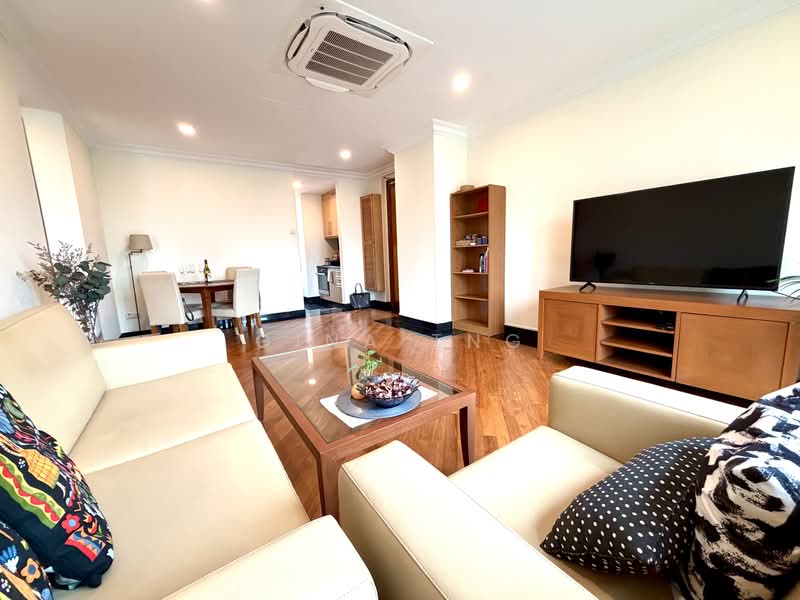 The Hermitage, 2 Sarkies Road, 2 Bedrooms, 850 sqft, Apartment For Rent, by Gina Tng, 500180231 - Living Room - PropertyGuru.com.sg