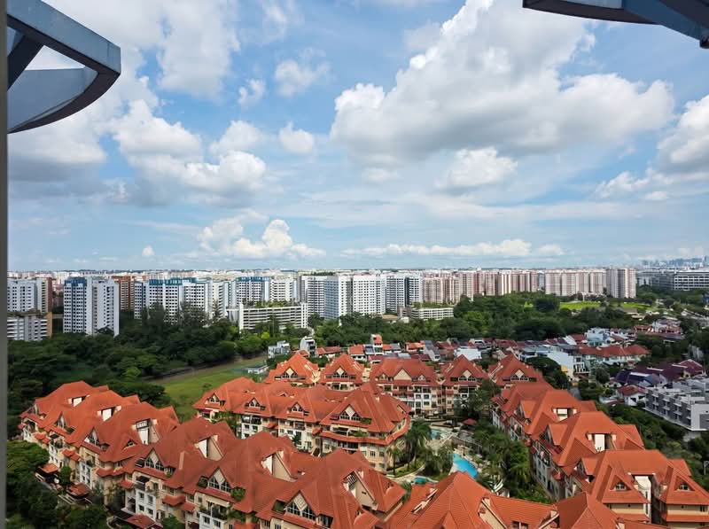 413A Fernvale Link, 413A Fernvale Link, 3 Bedrooms, 1,227 sqft, HDB Flat For Rent, by Jeric Ho, 500180264 - Living room window view - PropertyGuru.com.sg