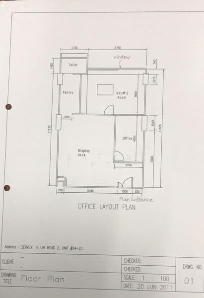Zervex, 8 Ubi Road 2, 1,130 sqft, Light Industrial (B1) For Rent, by Philip See, 500180271 - CommercialGuru.com.sg