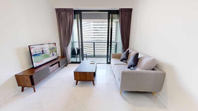 DUO Residences, 1 Fraser Street, 1 Bedroom, 700 sqft, Apartment For Rent, by Joseph Khoo, 500180407 - Living Room - PropertyGuru.com.sg