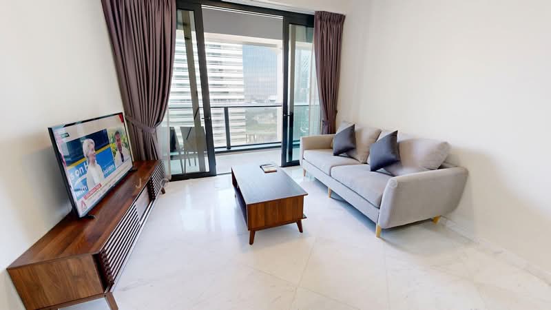 DUO Residences, 1 Fraser Street, 1 Bedroom, 700 sqft, Apartment For Rent, by Joseph Khoo, 500180407 - Living Room - PropertyGuru.com.sg
