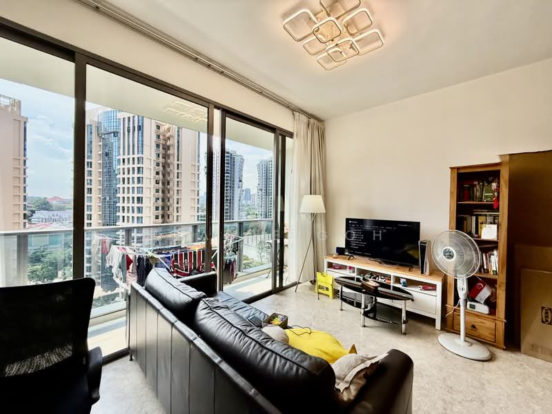 Echelon, 7 Alexandra View, 3 Bedrooms, 1,001 sqft, Condominium For Rent, by Elaine Goh, 500180459 - Living Room - PropertyGuru.com.sg