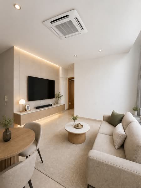 City Regency, 18 Saint Michael's Road, 1 Bedroom, 517 sqft, Apartment For Sale, by Yvonne Chua, 500180475 - Living Room - PropertyGuru.com.sg