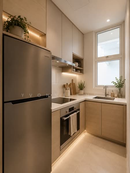 City Regency, 18 Saint Michael's Road, 1 Bedroom, 517 sqft, Apartment For Sale, by Yvonne Chua, 500180475 - Kitchen - PropertyGuru.com.sg