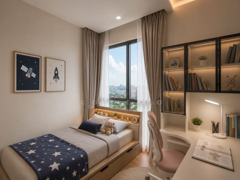 Foresque Residences, 103 Petir Road, 3 Bedrooms, 1,281 sqft, Condominium For Sale, by Eugene Ho, 500180508 - Bedroom - PropertyGuru.com.sg