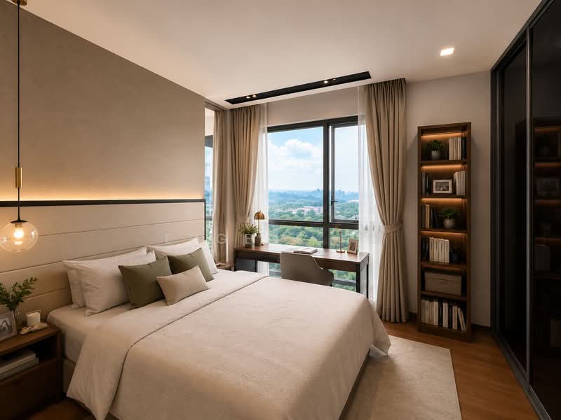 Foresque Residences, 103 Petir Road, 3 Bedrooms, 1,281 sqft, Condominium For Sale, by Eugene Ho, 500180508 - Bedroom - PropertyGuru.com.sg