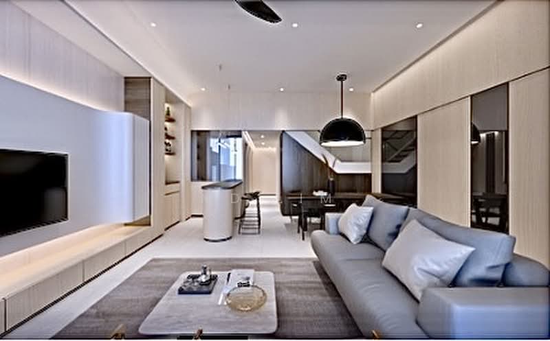 Casuarina, , 5 Bedrooms, 3,649 sqft, Terraced House For Sale, by MD Lim, 500180538 - Living Room - Artist Impression  - PropertyGuru.com.sg
