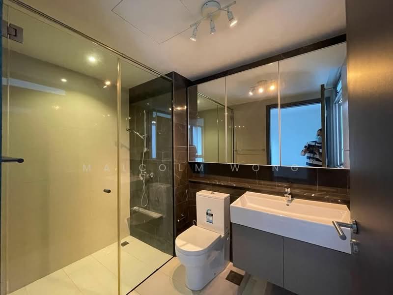 Q Bay Residences, 1 Tampines Street 86, 1 Bedroom, 528 sqft, Condominium For Rent, by Malcolm Wong, 500180551 - Bathroom - PropertyGuru.com.sg