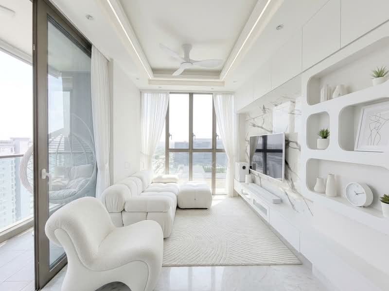 Park Place Residences, 2 Paya Lebar Road, 3 Bedrooms, 1,076 sqft, Condominium For Sale, by Dion Koh, 500180606 - Living Room - PropertyGuru.com.sg