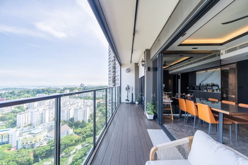 Avenue South Residence, 13 Silat Avenue, 4 Bedrooms, 1,496 sqft, Condominium For Sale, by Josher Chua, 500180671 - Balcony - PropertyGuru.com.sg