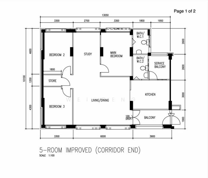 524 Jelapang Road, 524 Jelapang Road, 3 Bedrooms, 1,302 sqft, HDB Flat For Sale, by WEI DENG, 500180696 - PropertyGuru.com.sg