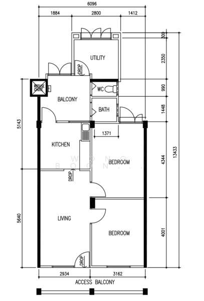 123 Lorong 1 Toa Payoh, 123 Lorong 1 Toa Payoh, 2 Bedrooms, 721 sqft, HDB Flat For Sale, by Wong Boon Keng, 500180781 - PropertyGuru.com.sg