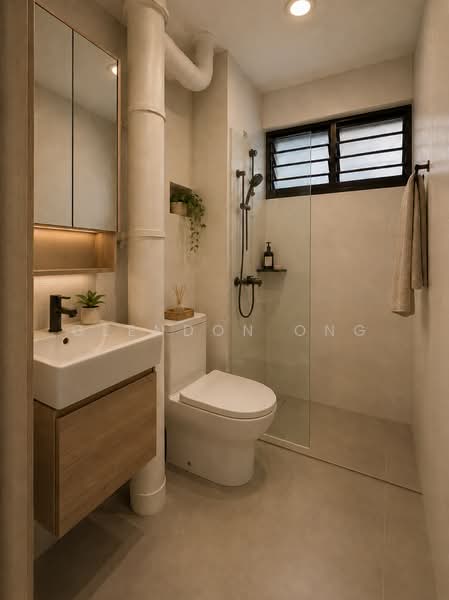 142 Yishun Ring Road, 142 Yishun Ring Road, 2 Bedrooms, 732 sqft, HDB Flat For Sale, by Glendon Ong, 500180784 - Bathroom - PropertyGuru.com.sg