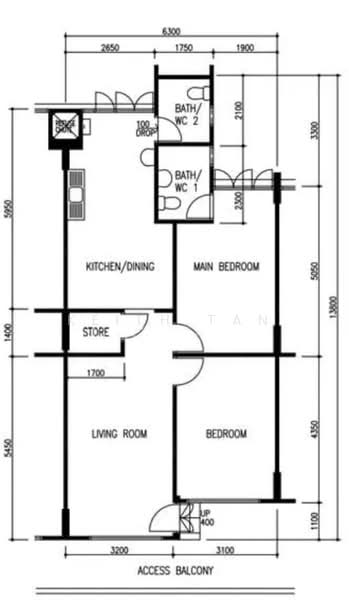 110 Tampines Street 11, 110 Tampines Street 11, 2 Bedrooms, 732 sqft, HDB Flat For Rent, by Keith Tan, 500180804 - PropertyGuru.com.sg