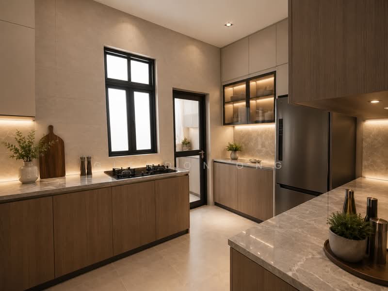 2 Storey Inter-Terrace in Seletar Hills Estate, , 4 Bedrooms, 2,600 sqft, Terraced House For Sale, by Glendon Ong, 500180820 - Kitchen - PropertyGuru.com.sg