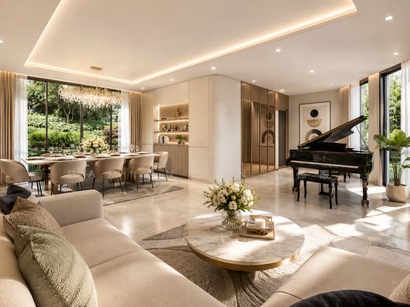 ⭐️NEAR BOTANIC GARDENS MRT, PARK & BERRIMA RD VICINITY⭐️MODERN BRAND NEW 2.5-STY + BASEMENT HOUSE⭐️, Kheam Hock Road Trevose Tempua University Bahasa Unggas Seni Tudor Camborne Ilmu Adat Sejarah Shelford Watten Hillcrest Berrima Narooma Dalkeith Harlyn Merryn Harom Setangkai Princess Wales Prince Coronation King's Queen's Duke's Duchess Prince Lily, 6 Bedrooms, 11,004 sqft, Detached House For Sale, by Damian Tan 陈係赈, 500180827 - Living Room - PropertyGuru.com.sg