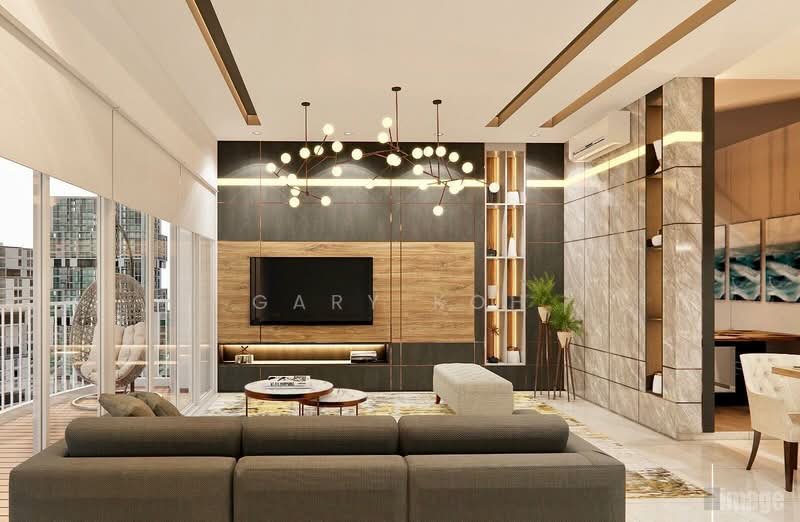 Queens Peak, 1 Dundee Road, 4 Bedrooms, 1,507 sqft, Condominium For Rent, by Gary Koh, 500180886 - Living Room - PropertyGuru.com.sg