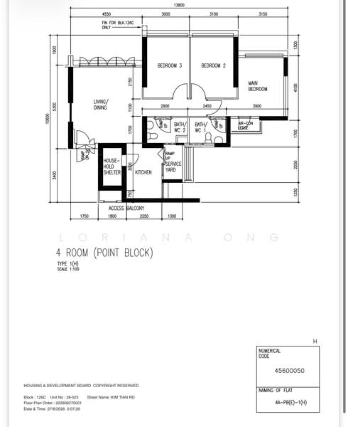 126C Kim Tian Road, 126C Kim Tian Road, 3 Bedrooms, 1,001 sqft, HDB Flat For Sale, by Loriana Ong, 500180890 - PropertyGuru.com.sg