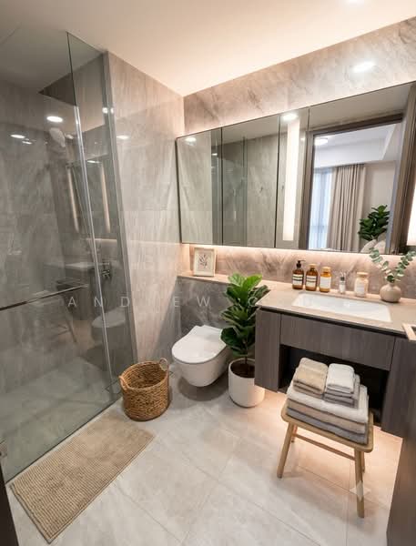 Race course road, Serangoon Road, Farrer Park, , 1 Bedroom, 518 sqft, Condominium For Sale, by Andrew Chua, 500180922 - Bathroom - PropertyGuru.com.sg