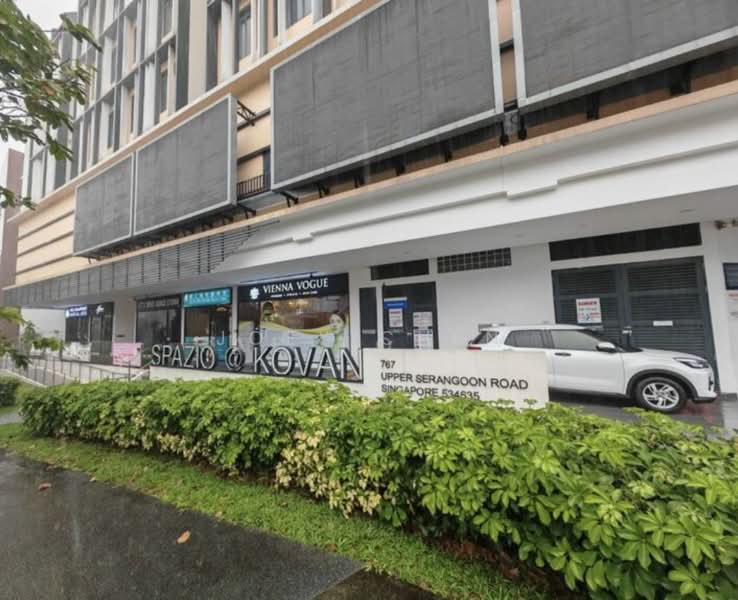 Spazio @ Kovan, 767 Upper Serangoon Road, 538 sqft, Other Retail For Rent, by Joey Chen, 500180956 - Exterior - CommercialGuru.com.sg
