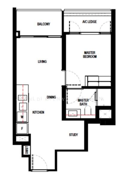 Piccadilly Grand, Northumberland Road, 1 Bedroom, 517 sqft, Condominium For Sale, by Andrew Chua, 500181052 - PropertyGuru.com.sg