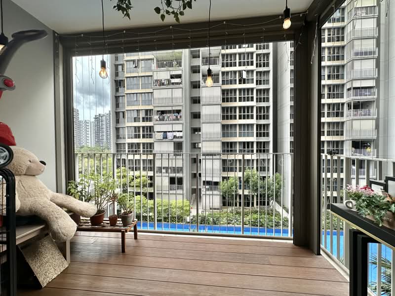 Rivercove Residences EC, 20 Anchorvale Ln, 3 Bedrooms, 958 sqft, Condominium For Sale, by Lai Zhi Ping (Jack), 500181111 - Balcony - PropertyGuru.com.sg
