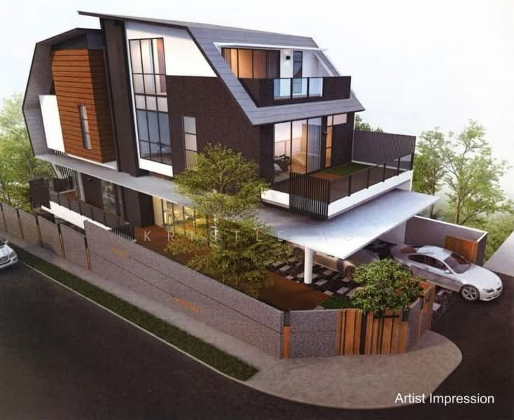 Almost new | Huge 8149sf 2.5+Basement & pool near Seletar Hills, , 6 Bedrooms, 8,149 sqft, Semi-Detached House For Sale, by Kristle Ng, 500181114 - Exterior - PropertyGuru.com.sg