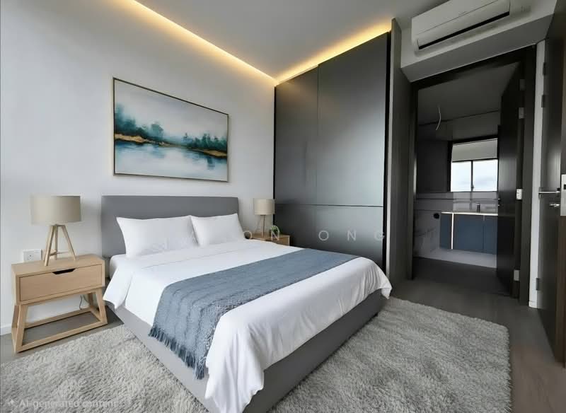 AMO Residence, 23 Ang Mo Kio Rise, 2 Bedrooms, 743 sqft, Condominium For Sale, by Jason Ong, 500181197 - Decorated Master Bedroom 2 - PropertyGuru.com.sg