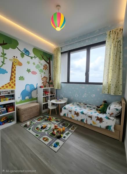 AMO Residence, 23 Ang Mo Kio Rise, 2 Bedrooms, 743 sqft, Condominium For Sale, by Jason Ong, 500181197 - Decorated Bedroom 2 - PropertyGuru.com.sg