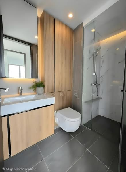AMO Residence, 23 Ang Mo Kio Rise, 2 Bedrooms, 743 sqft, Condominium For Sale, by Jason Ong, 500181197 - Decorated Bathroom 2 - PropertyGuru.com.sg