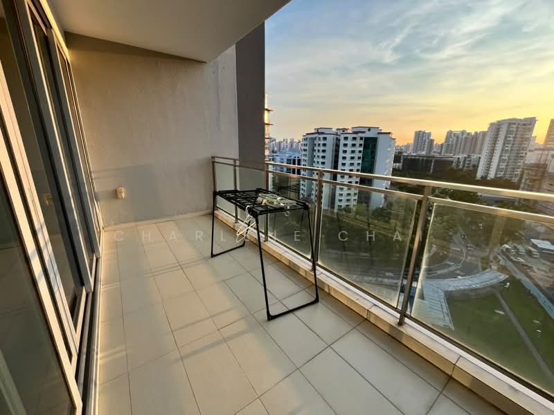 The Scala @ Lorong Chuan, 136 Serangoon Avenue 3, 3 Bedrooms, 904 sqft, Condominium For Rent, by Charlene Chai, 500181229 - Balcony - PropertyGuru.com.sg