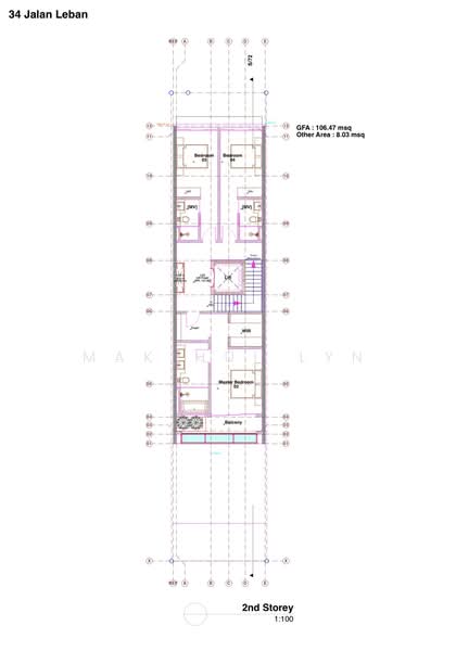 1km to CHIJ St Nicholas! Brand New 2.5 Storey Inter Terrace with Mezzanine in Sembawang Hills Estate, 34 Jalan Leban, 5 Bedrooms, 5,133 sqft, Terraced House For Sale, by Mak Hui Lyn, 500181240 - PropertyGuru.com.sg