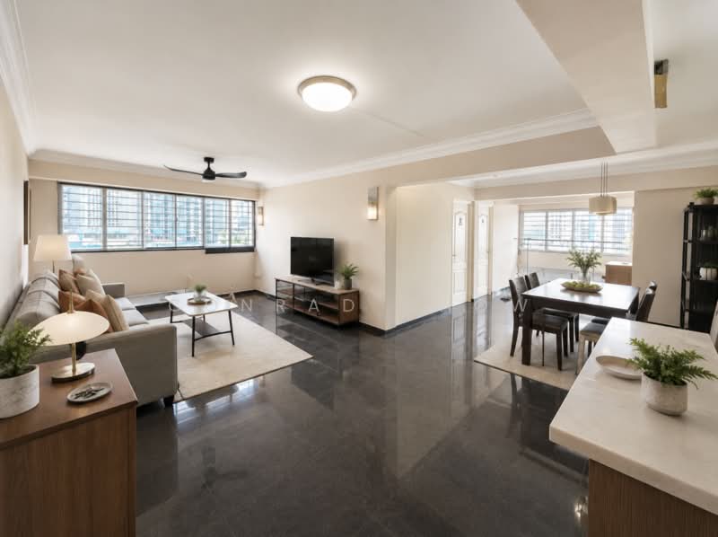 605 Clementi West Street 1, 605 Clementi West Street 1, 3 Bedrooms, 1,281 sqft, HDB Flat For Sale, by Conrad Chow, 500181301 - Living Room - PropertyGuru.com.sg