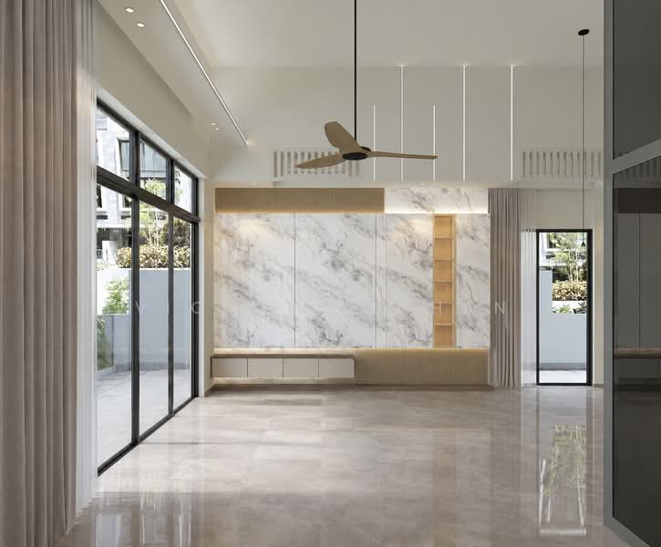 Belgravia Ace, 379 Belgravia Drive, 5 Bedrooms, 4,058 sqft, Cluster House For Rent, by Victoria Chan, 500181380 - Living Room - PropertyGuru.com.sg