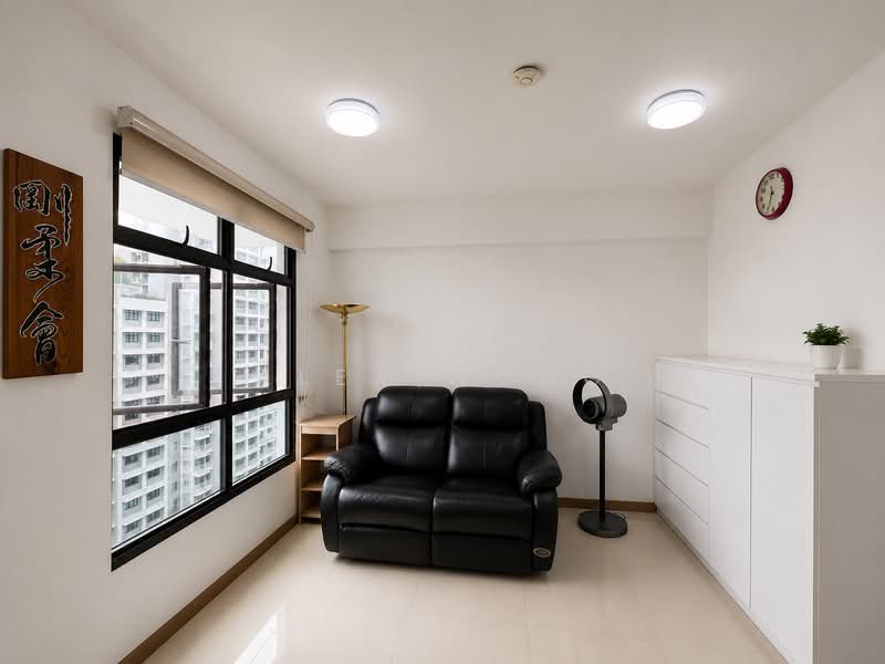 419C Northshore Drive, 419C Northshore Drive, 1 Bedroom, 409 sqft, HDB Flat For Sale, by Alex Wong, 500181387 - Living Room - PropertyGuru.com.sg