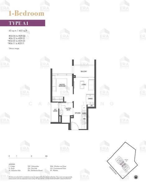 Pullman Residences, 18 Dunearn Road, Studio, 463 sqft, Condominium For Sale, by Candy Tang, 500181441 - Master Bedroom - PropertyGuru.com.sg