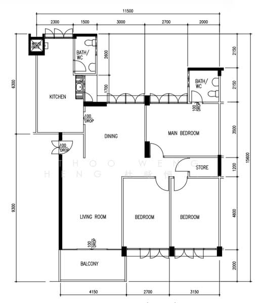 178 Woodlands Street 13, 178 Woodlands Street 13, 3 Bedrooms, 1,302 sqft, HDB Flat For Sale, by Thoo Weng Heng 杜咏恒 (Wayne), 500181471 - PropertyGuru.com.sg