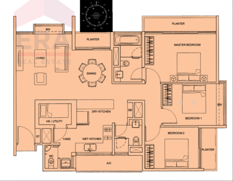 Botannia, 33 West Coast Park, 3 Bedrooms, 1,270 sqft, Condominium For Sale, by Michael Chin 陈俊雄, 500181534 - PropertyGuru.com.sg
