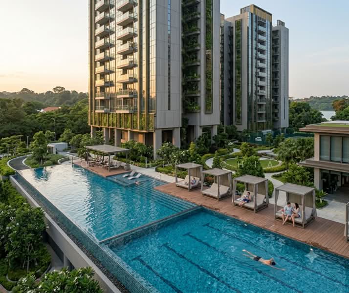 Thomson Reserve, Bright Hill Drive, 4 Bedrooms, 1,345 sqft, Condominium For Sale, by Josephine Chia, 500181537 - Pool - PropertyGuru.com.sg