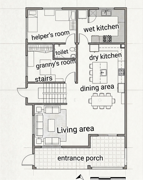 People's Garden, Lorong 6 Realty Park, 5 Bedrooms, 1,840 sqft, Terraced House For Rent, by Joyce Ng, 500181571 - PropertyGuru.com.sg