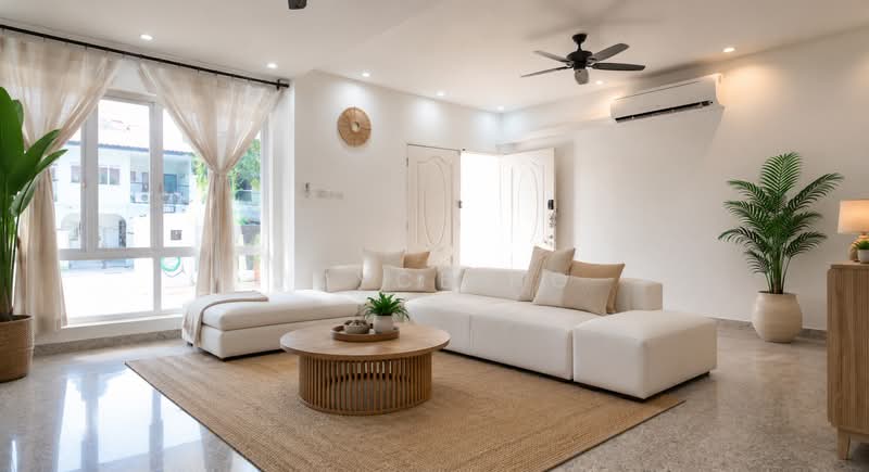 People's Garden, Lorong 6 Realty Park, 5 Bedrooms, 1,840 sqft, Terraced House For Rent, by Joyce Ng, 500181571 - Living Room - PropertyGuru.com.sg