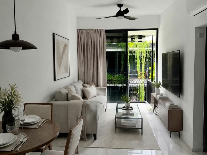 Jervois Mansion, 4 Jervois Close, 3 Bedrooms, 861 sqft, Condominium For Rent, by Nancy Tey, 500181585 - Living Room - PropertyGuru.com.sg