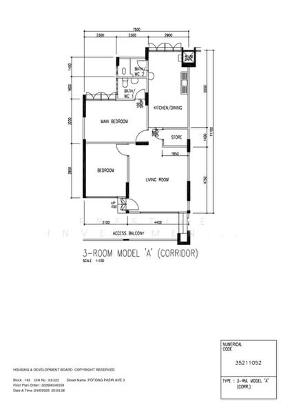 142 Potong Pasir Avenue 3, 142 Potong Pasir Avenue 3, 2 Bedrooms, 796 sqft, HDB Flat For Sale, by ALAN, 500181592 - PropertyGuru.com.sg